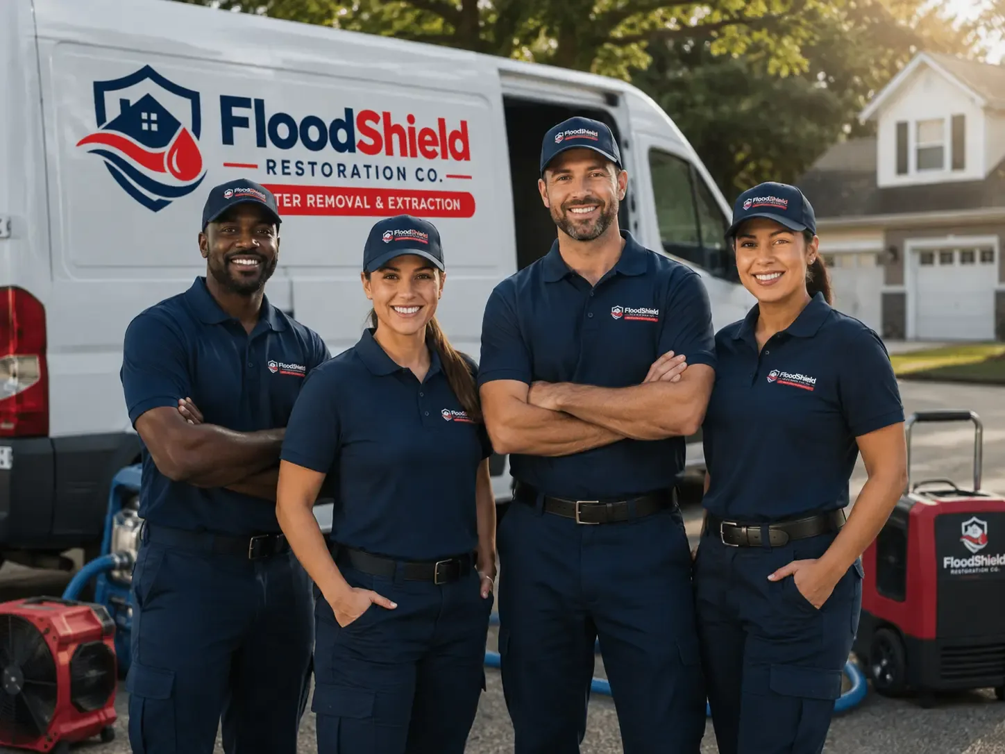 Flood Damage Restoration company in Coupland, TX